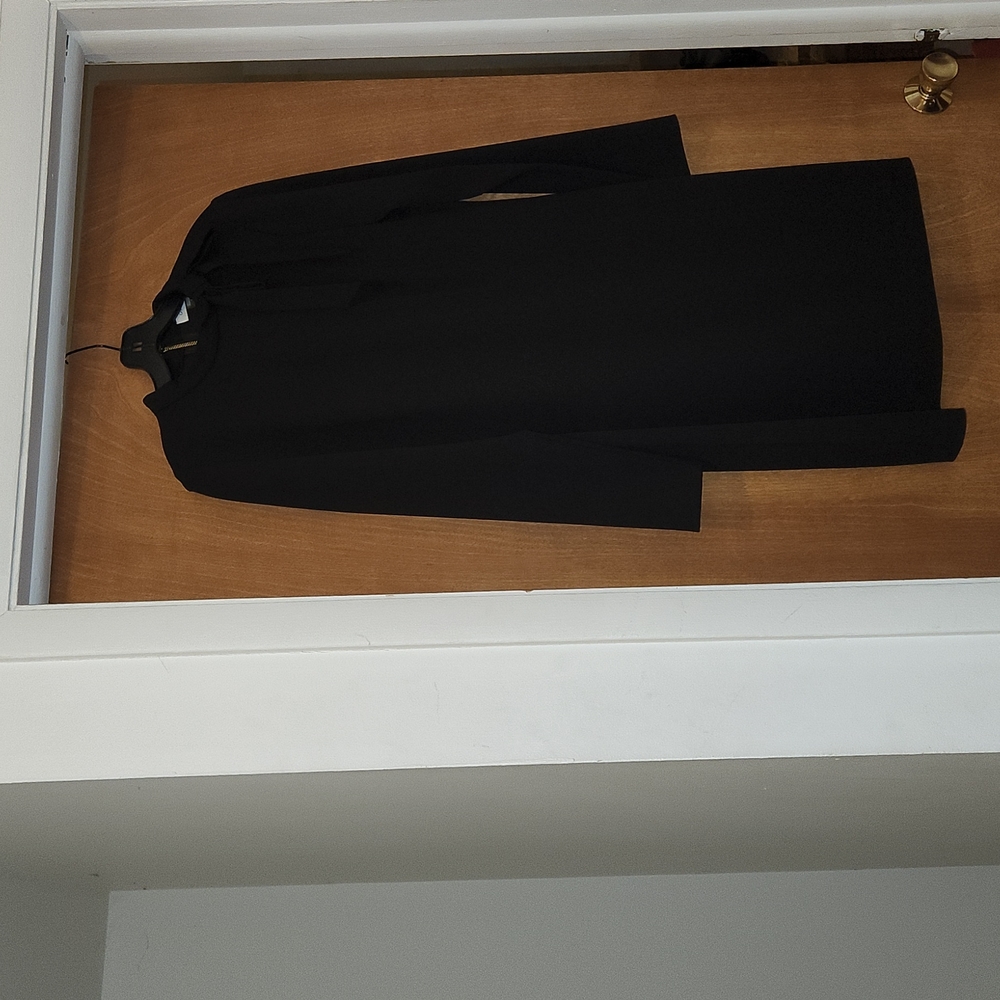 Calvin Klein Black tie neck dress size 12